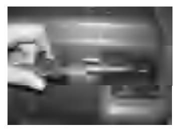 Fuel line disconnected from outboard motor