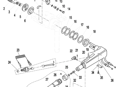 Parsun F9.9/F15 STEERING