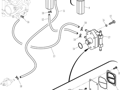 Parsun F30/F40 FUEL SYSTEM